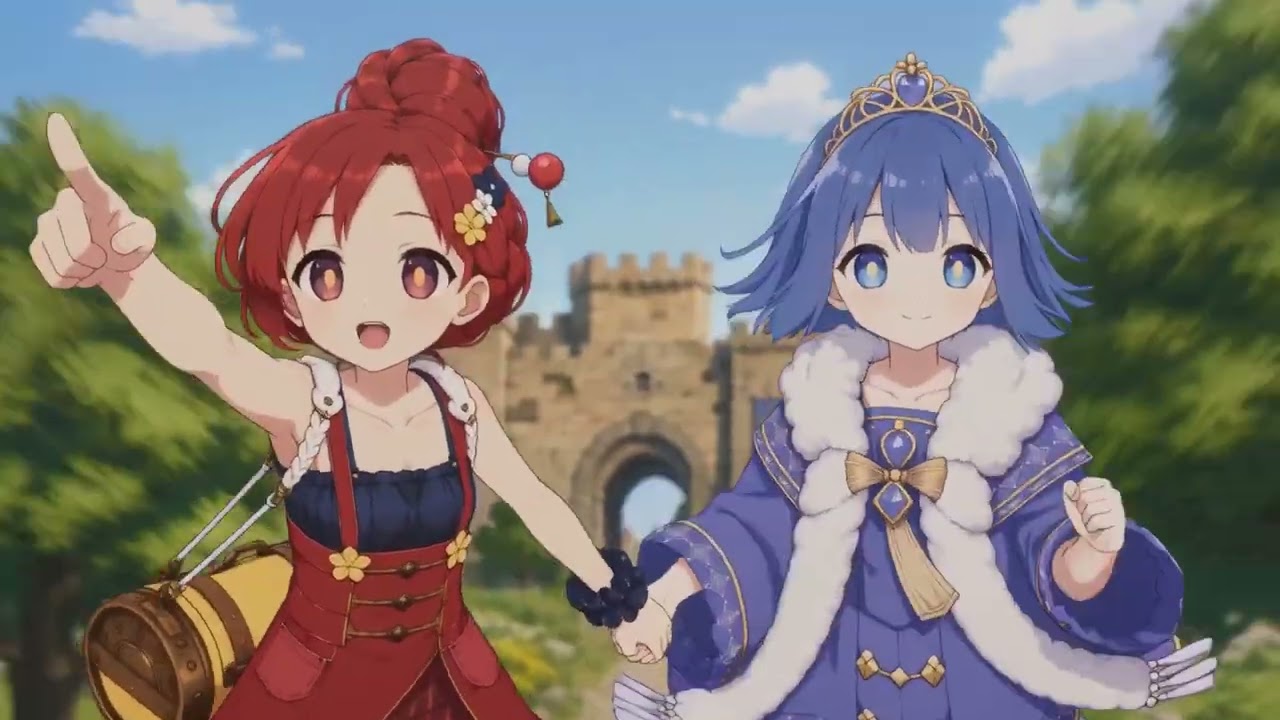 アニメーションオープニングの作例